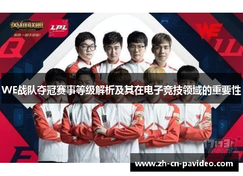 WE战队夺冠赛事等级解析及其在电子竞技领域的重要性