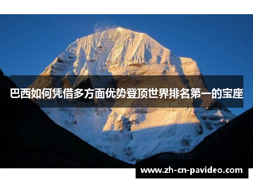 巴西如何凭借多方面优势登顶世界排名第一的宝座